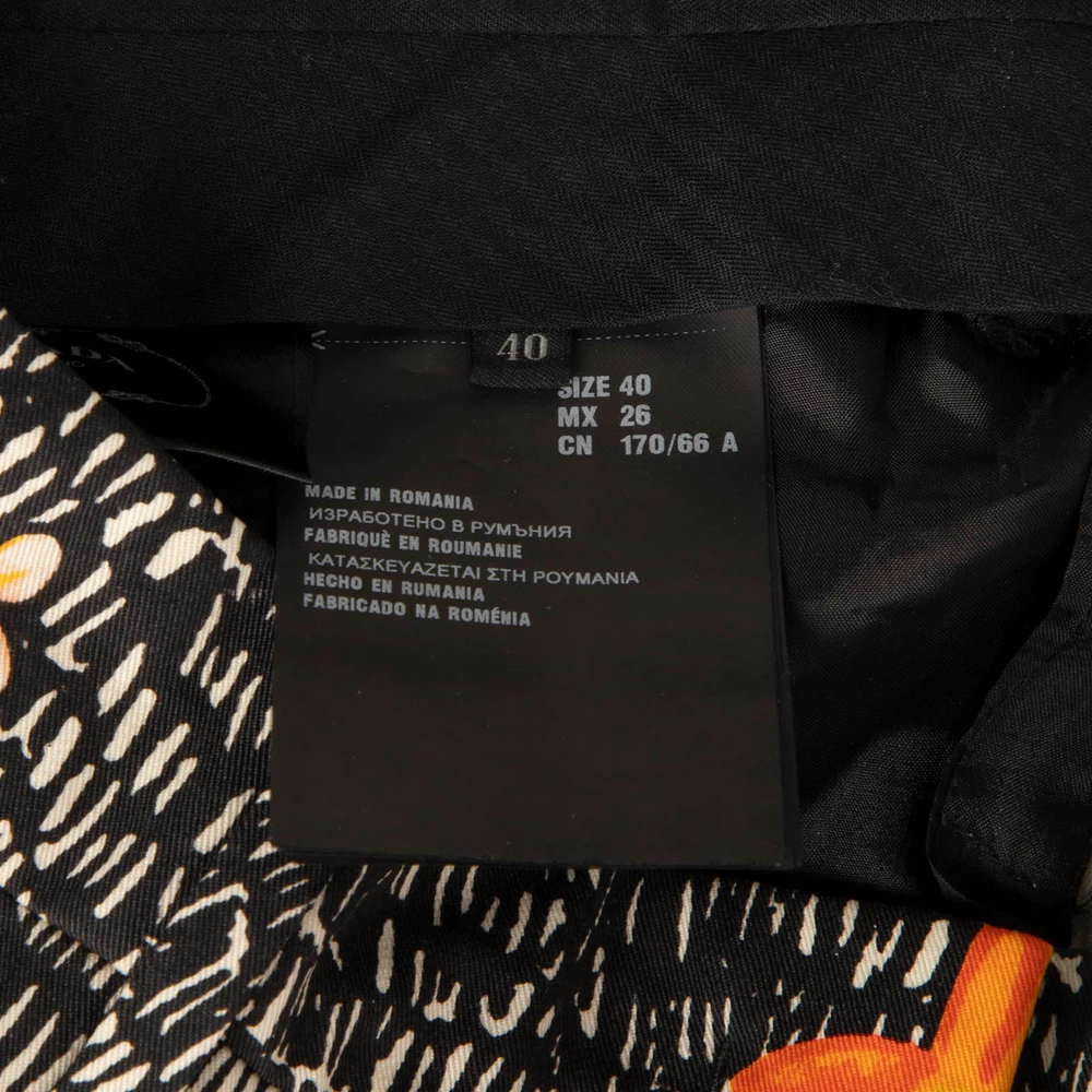 Prada Floral Drawing Print Trousers