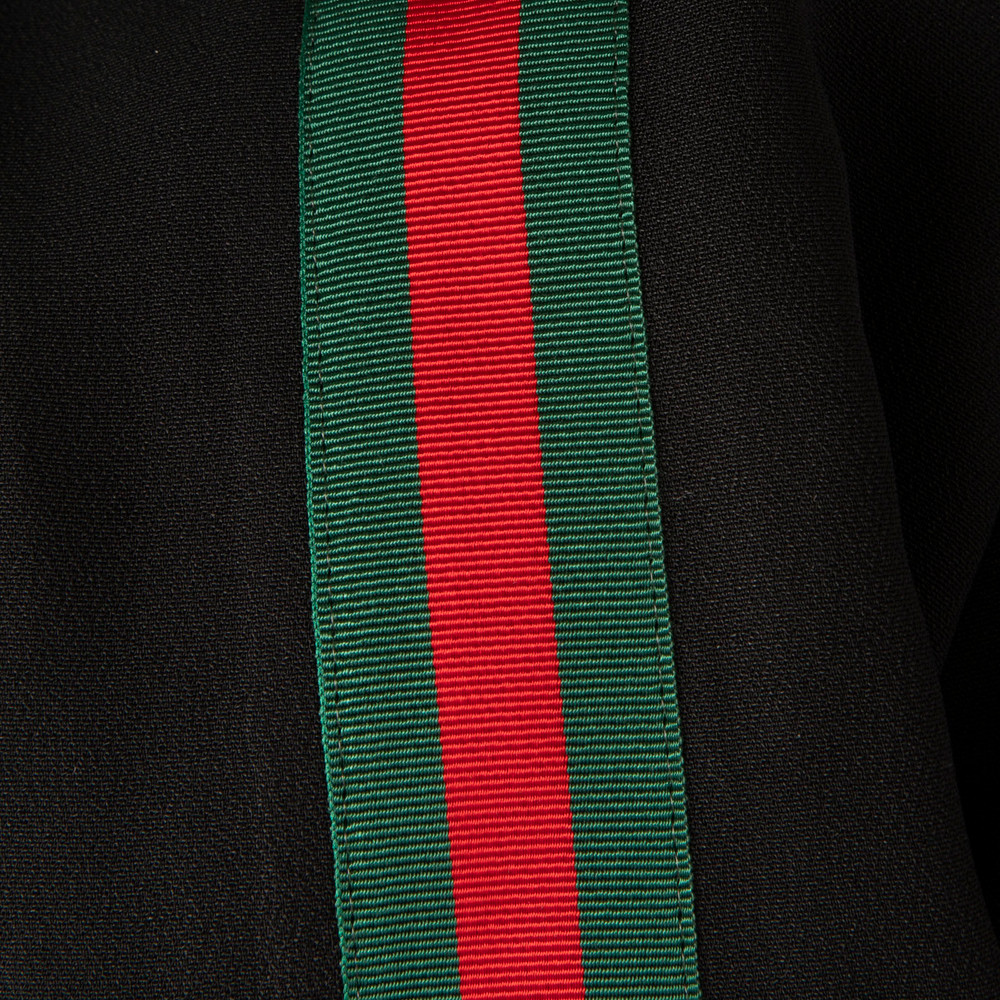 Gucci Black Web Stripe Trousers