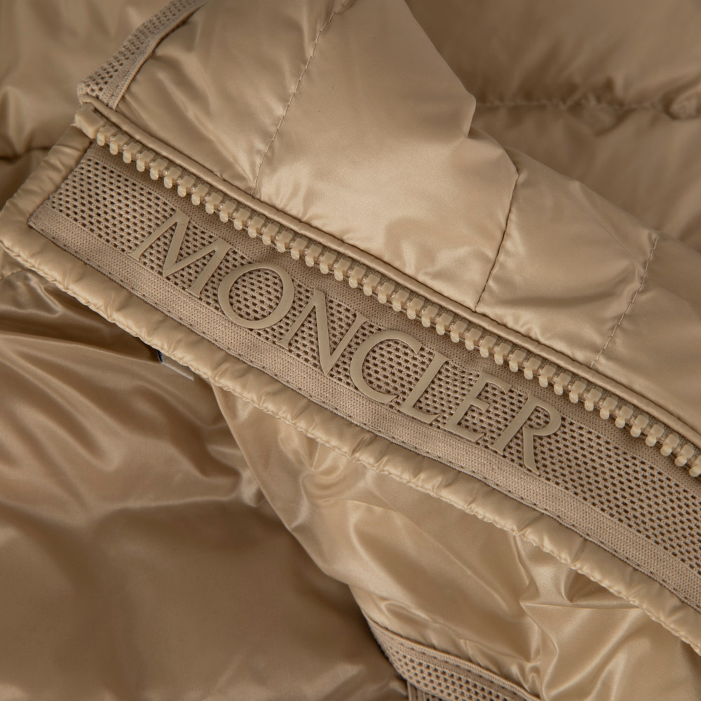 Moncler Beige Glygos Hooded Gilet