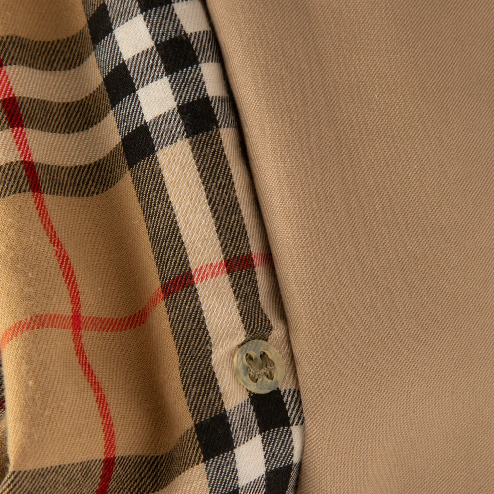 Burberry Beige Double Breast Trench Coat