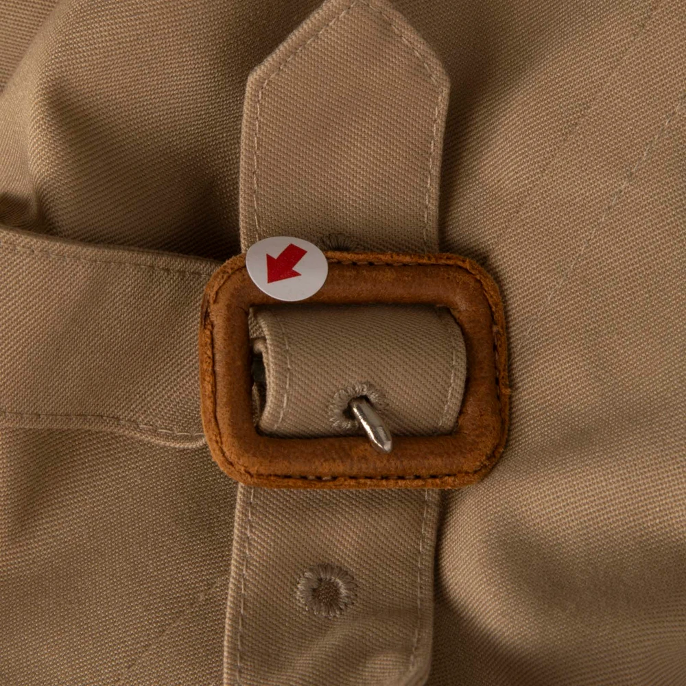 Burberry Beige Double Breast Trench Coat