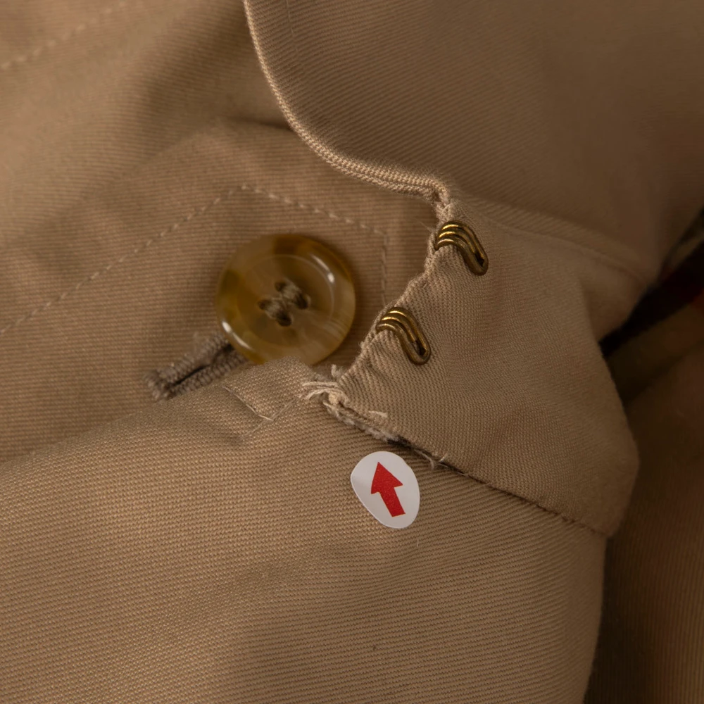 Burberry Beige Double Breast Trench Coat