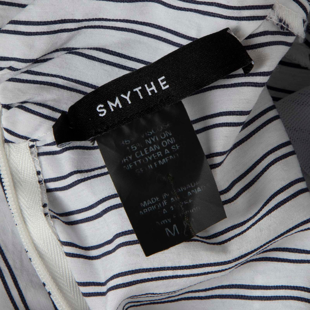 Smythe Navy & White Stripe Blouse