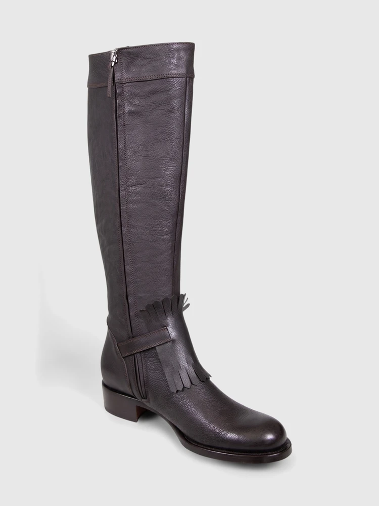 Rupert Sanderson Brown Leather Knee High Boots
