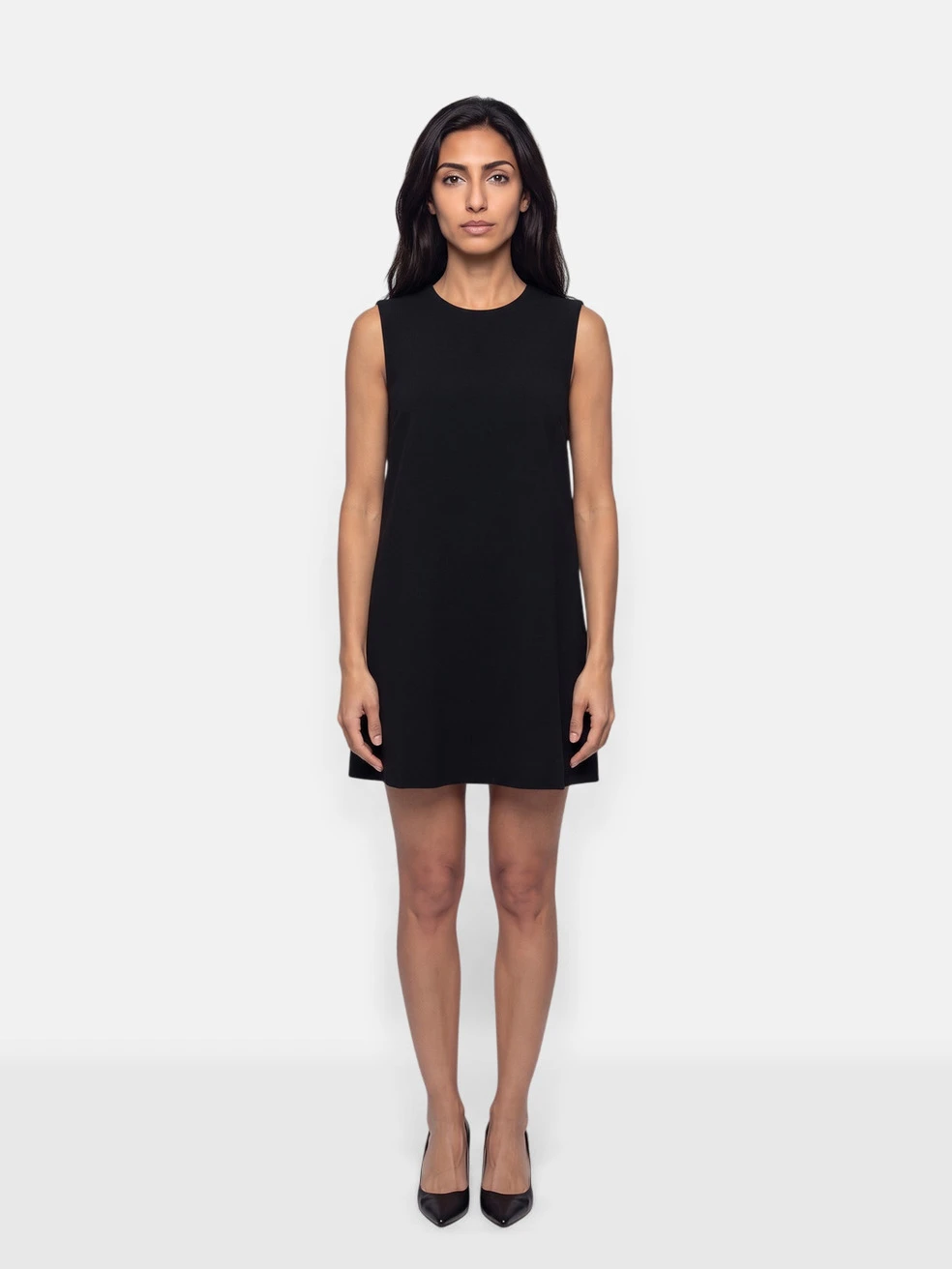 Black & White Two Toned Mini Dress