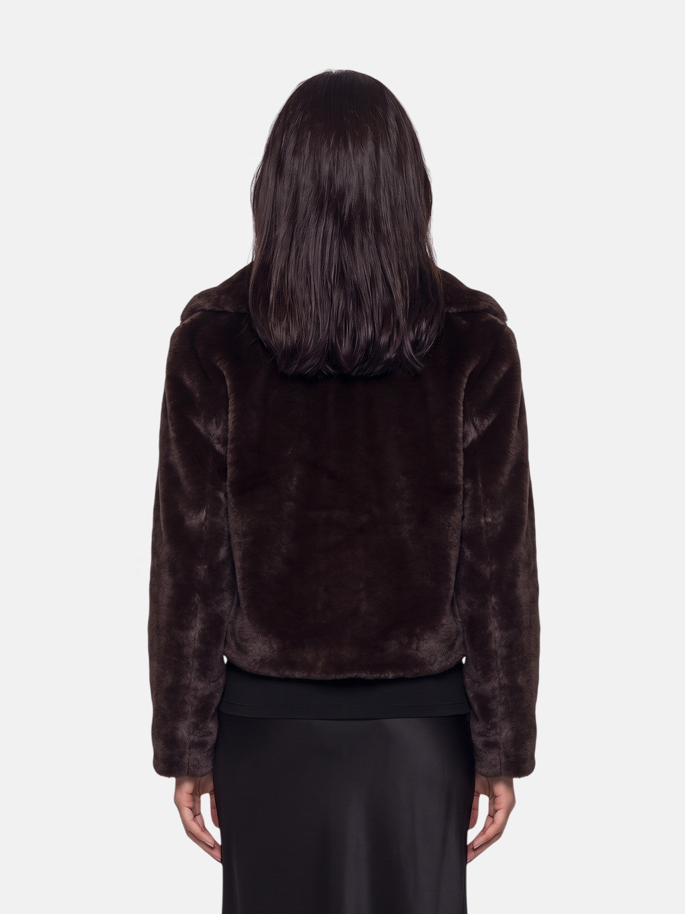 Purple Faux Fur Coat