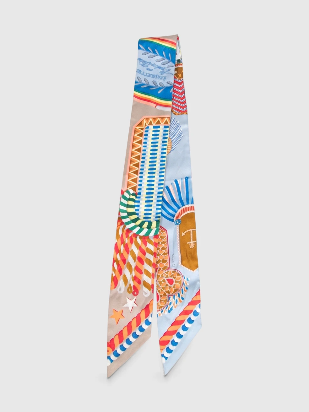 Epaulettes de Gala Silk Twilly Scarf