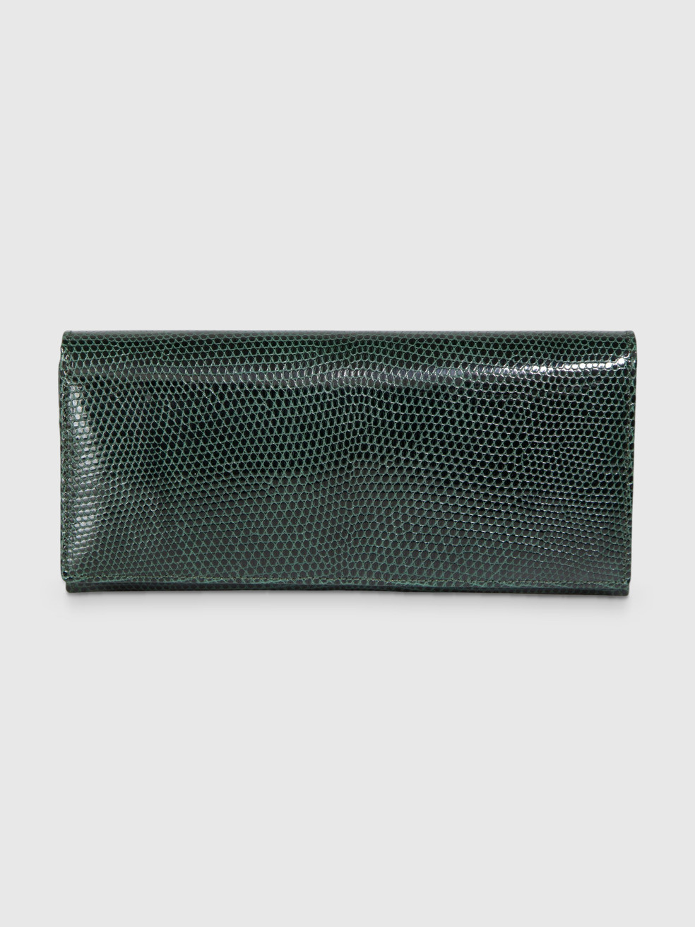 Vintage Sapin Green Lizard Leather Wallet