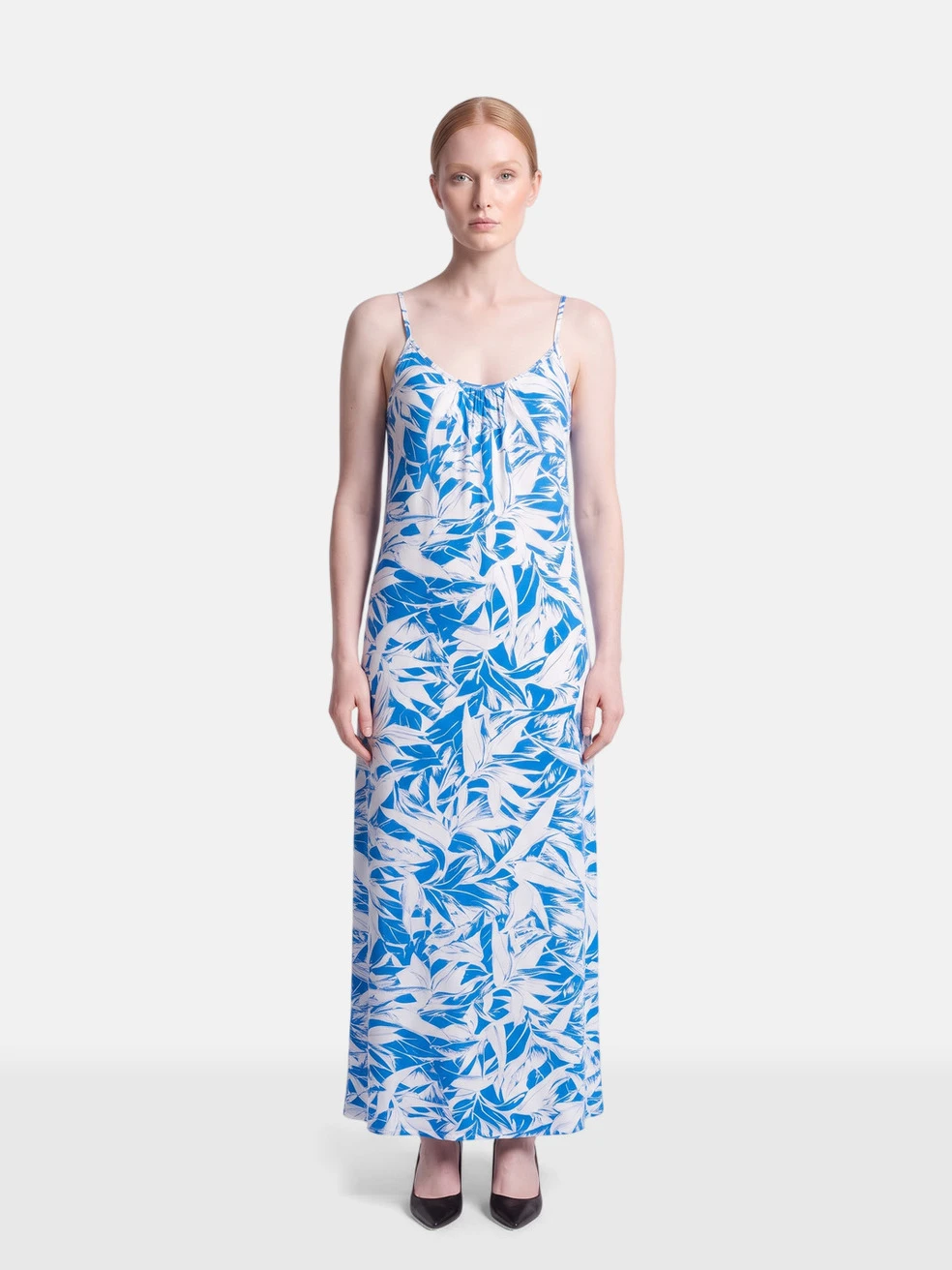 Blue Angelina Floral Dress
