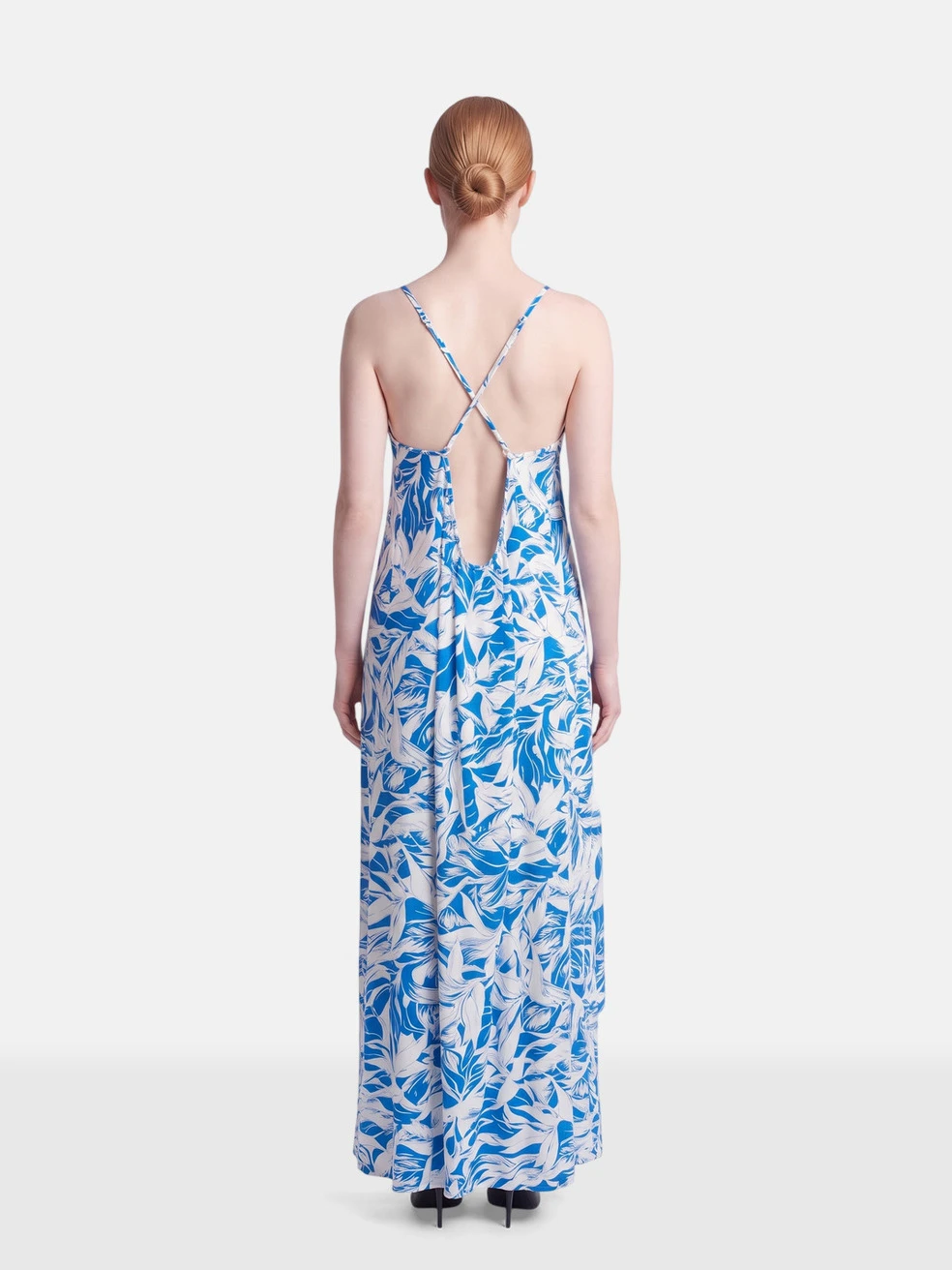 Blue Angelina Floral Dress