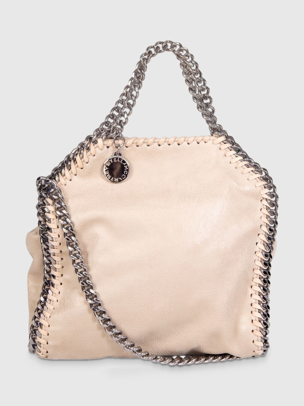 Beige Vegan Suede Tiny Falabella
