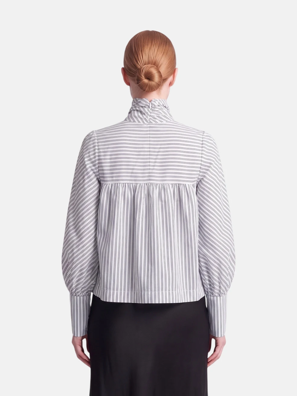 Navy & White Stripe Blouse