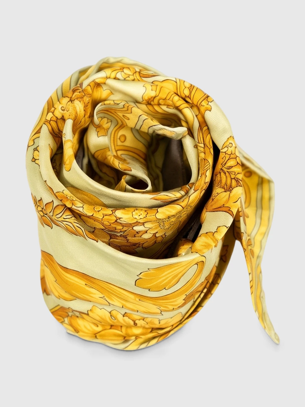 Yellow & Green Scarf Belt