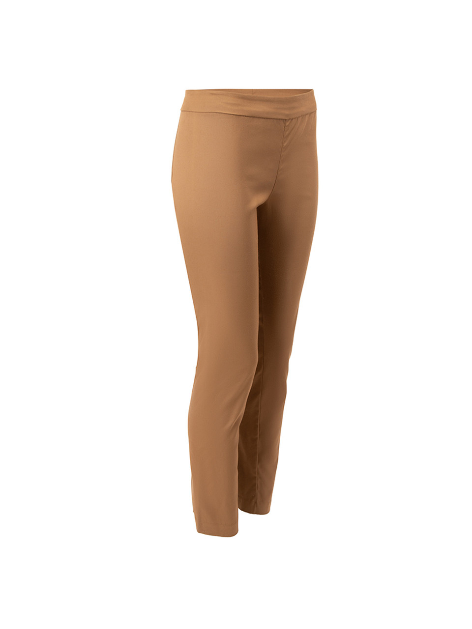 The Row Brown Skinny Leg Mid Rise Trousers