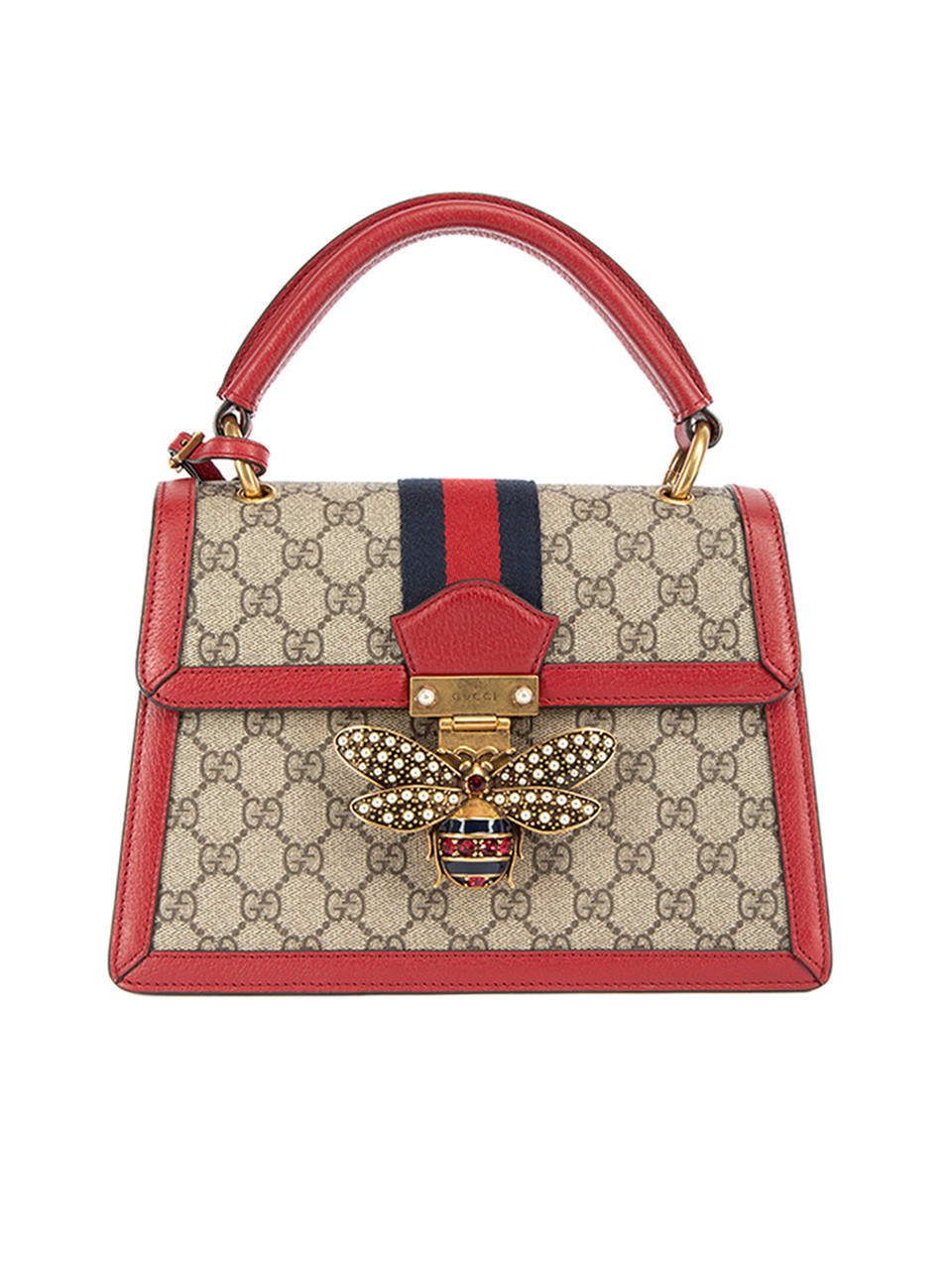 Gucci GG Canvas Queen Margaret Small Top Handle Bag