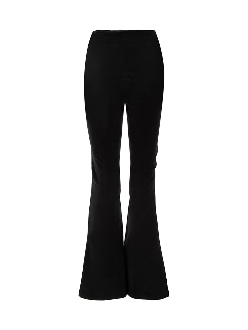 Paloma Wool Black Velvet Flared Trousers
