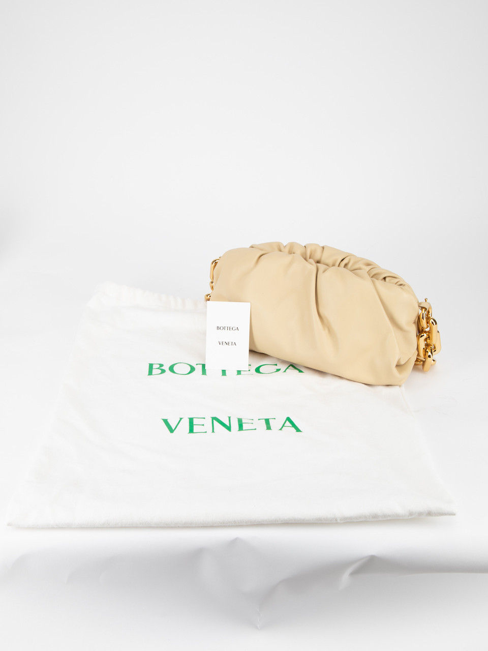 Bottega Veneta Almond The Chain Pouch Shoulder Bag