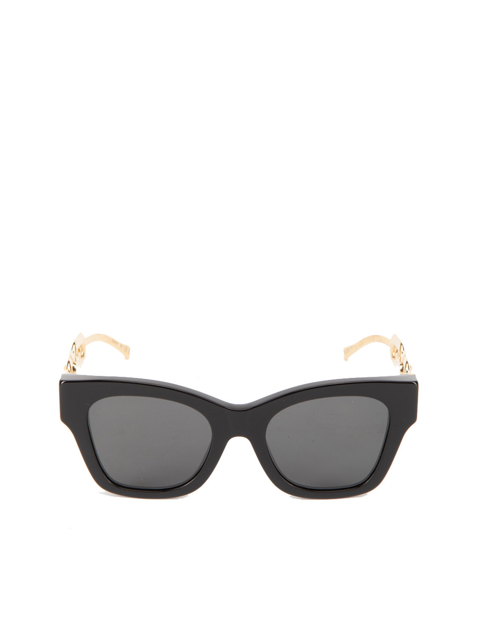 Second Hand Louis Vuitton Black Edge Chain Cat Eye Sunglasses