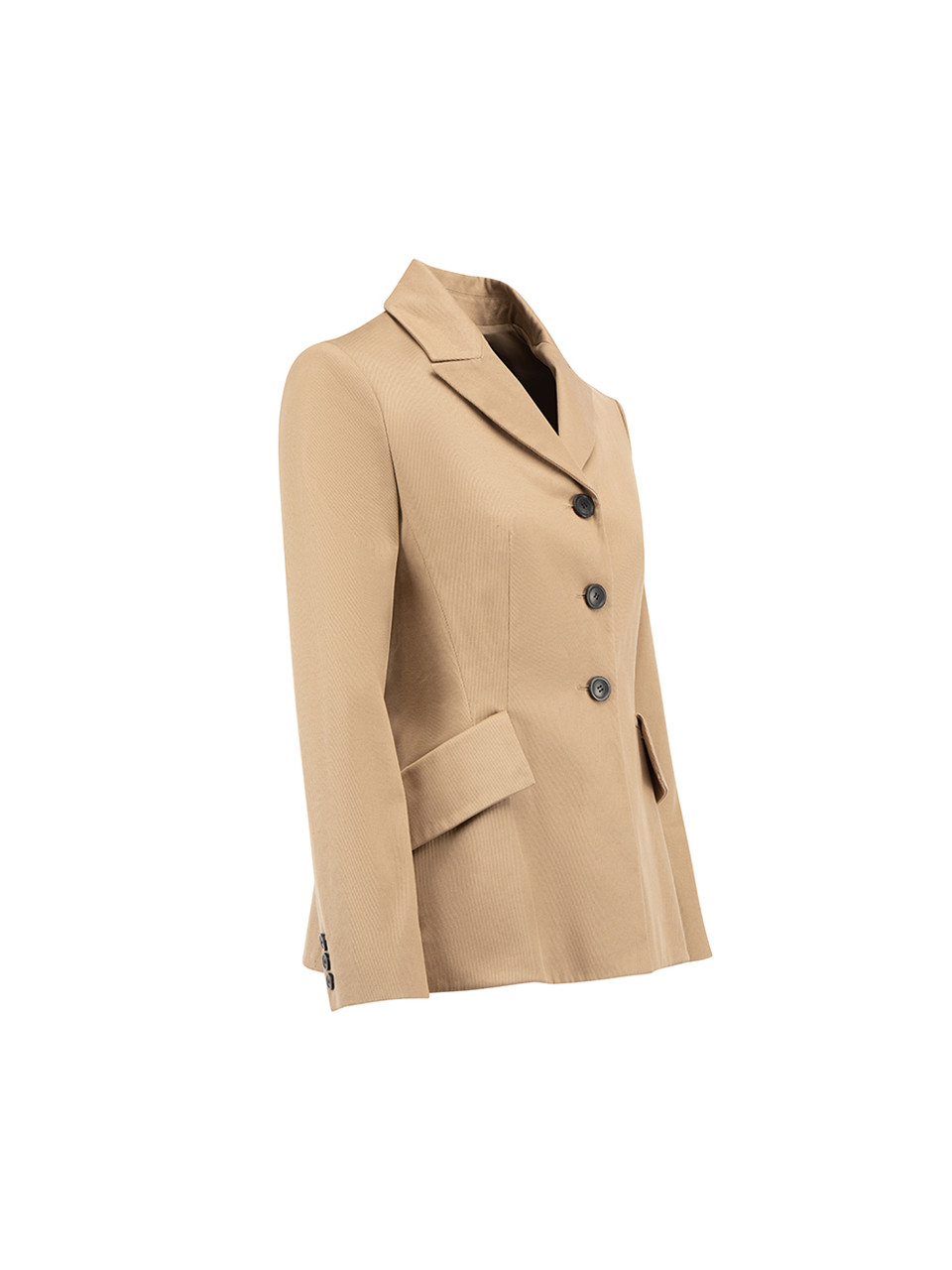 Dior Brown Fitted Hip Length Suit Blazer