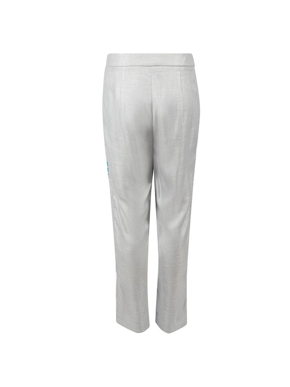 Sanne Grey Piping Accent Trousers