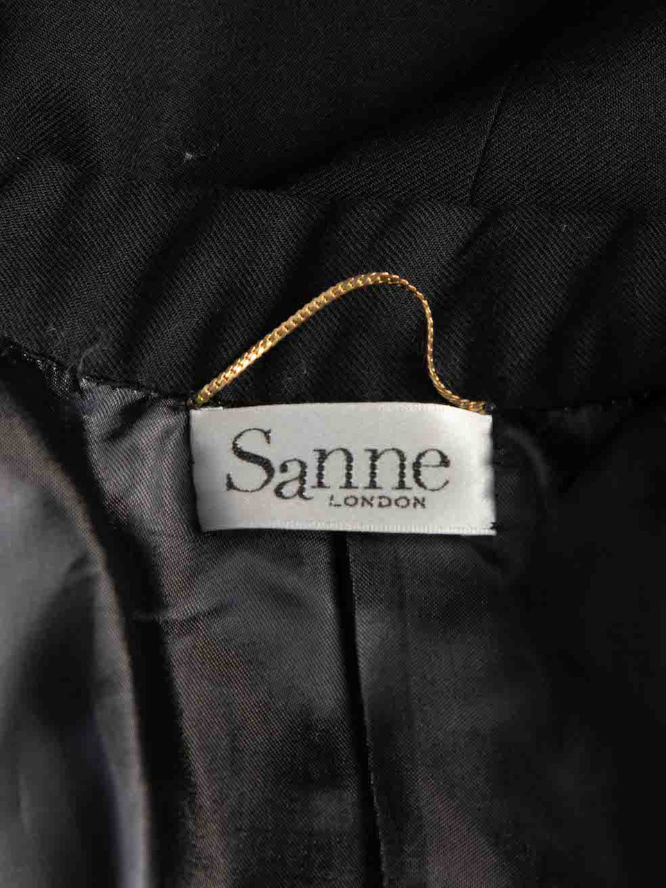 Sanne Black Gemstone Embellished Blazer