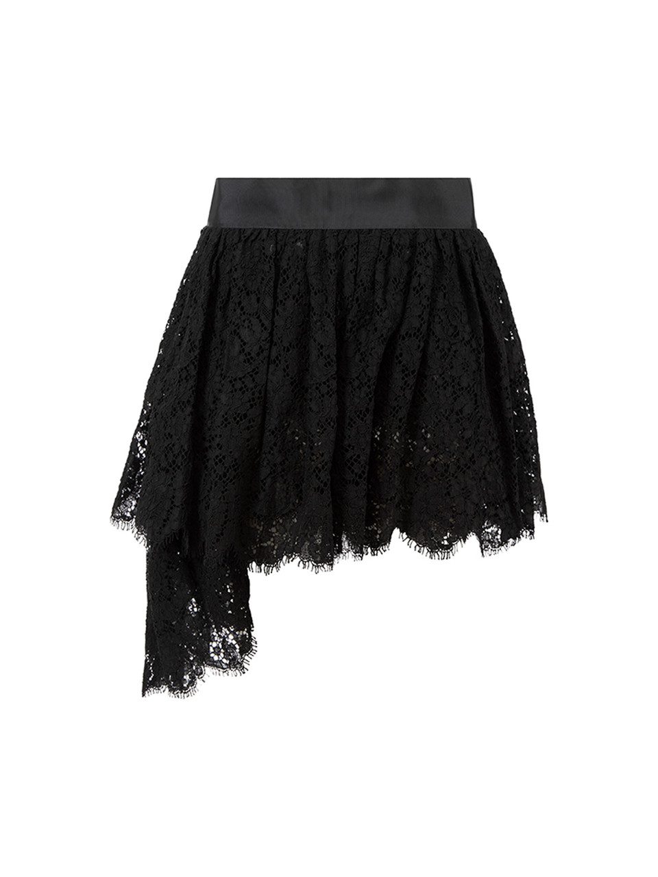Chanel Black Lace Layered Shorts