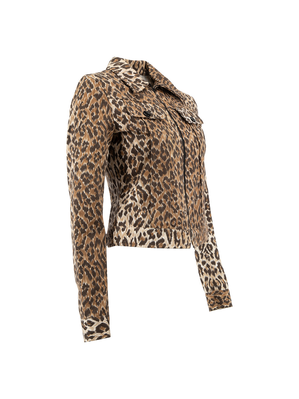 Dolce & Gabbana D&G Leopard Print Denim Jacket