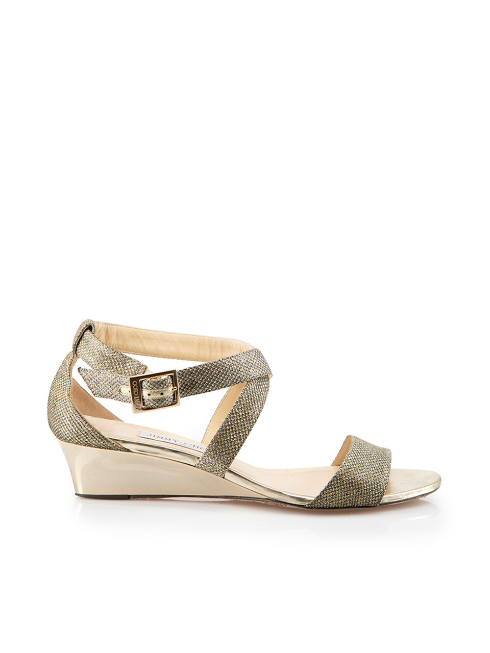 Buy Silver/Gold Ombre Glitter Occasion Wedge Sandals from Next Poland