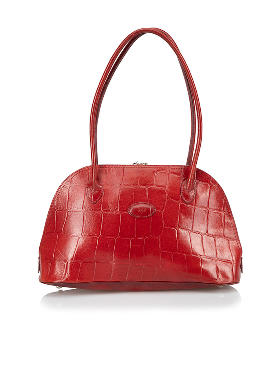 Mulberry red 2025 croc bag