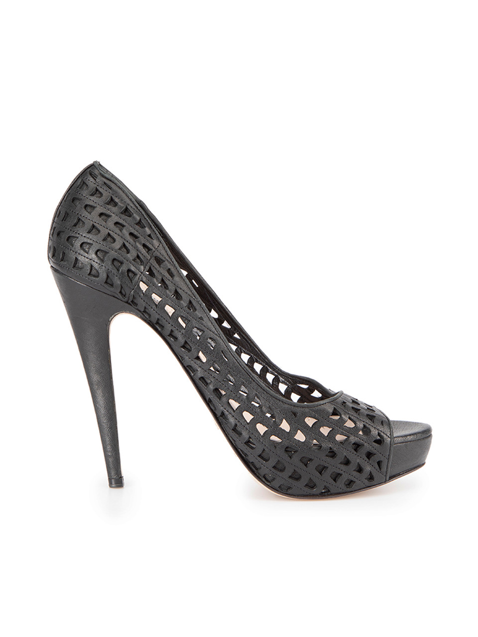 Miu Miu Lasercut Open Toe Heels