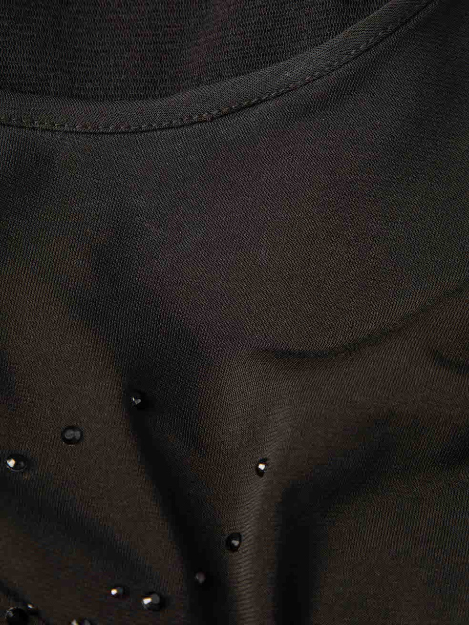 Escada Black Studded Knee Length Dress Escada Black Studded Knee Length Dress