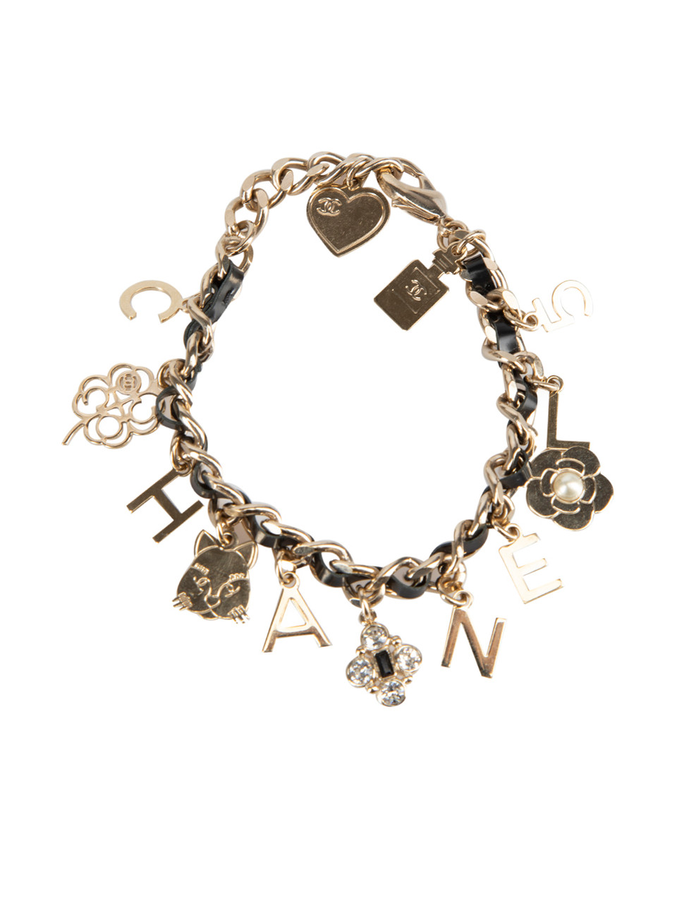 Chanel Gold Charm Bracelet