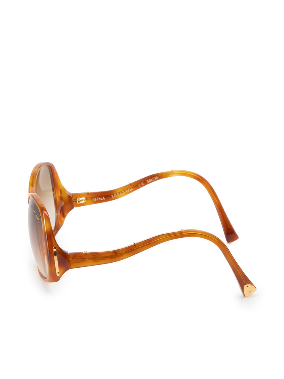 Louis Vuitton Brown Gina Oversized Square Sunglasses