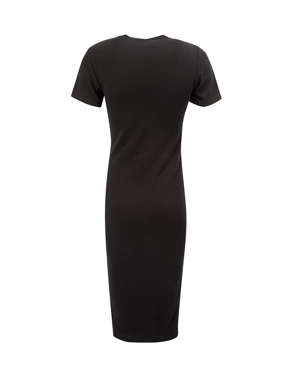 Proenza Schouler Black Buttoned Waist Knee Length Dress