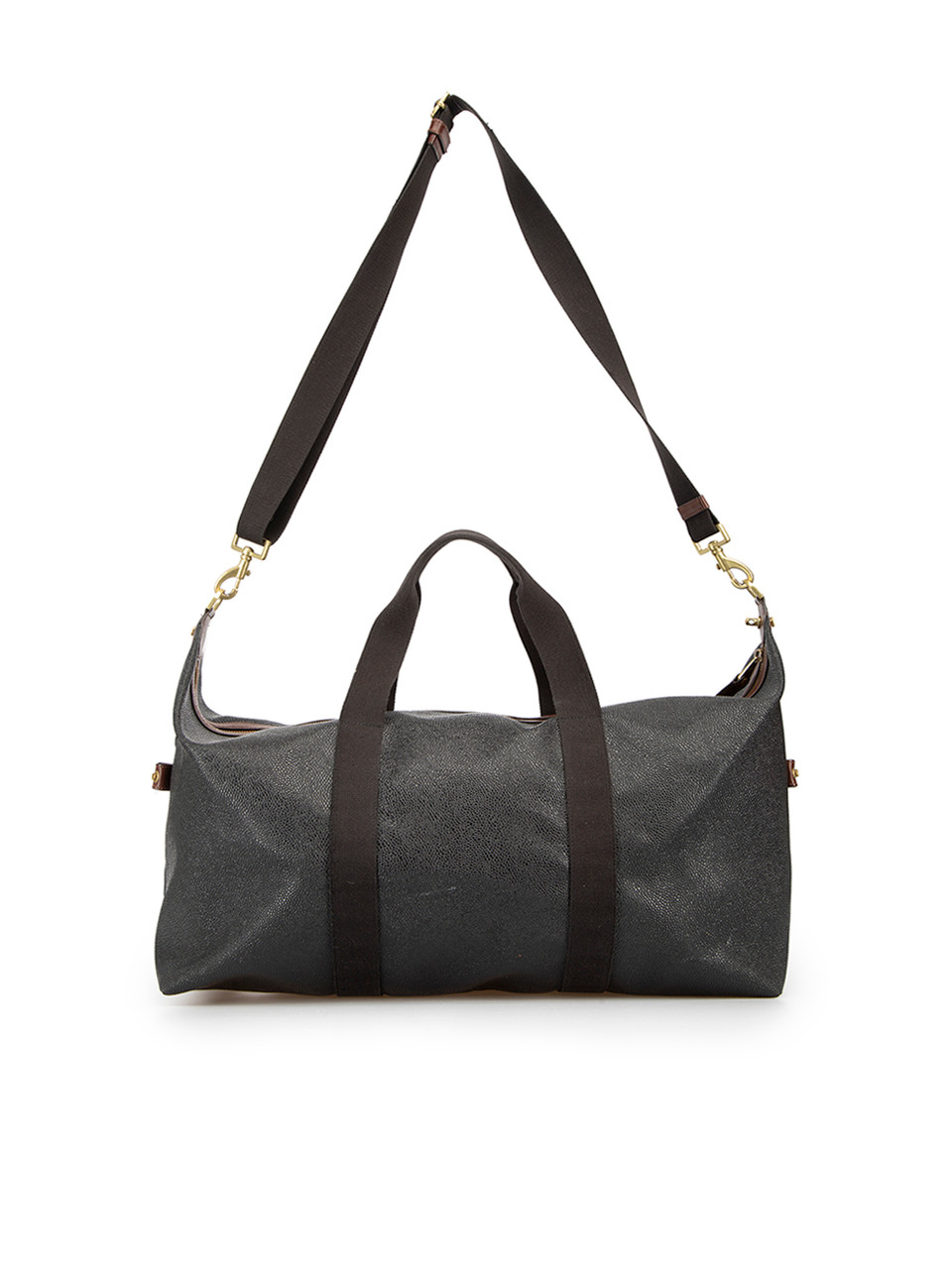 Mulberry Black Coated Canvas Weekend Clipper Bag