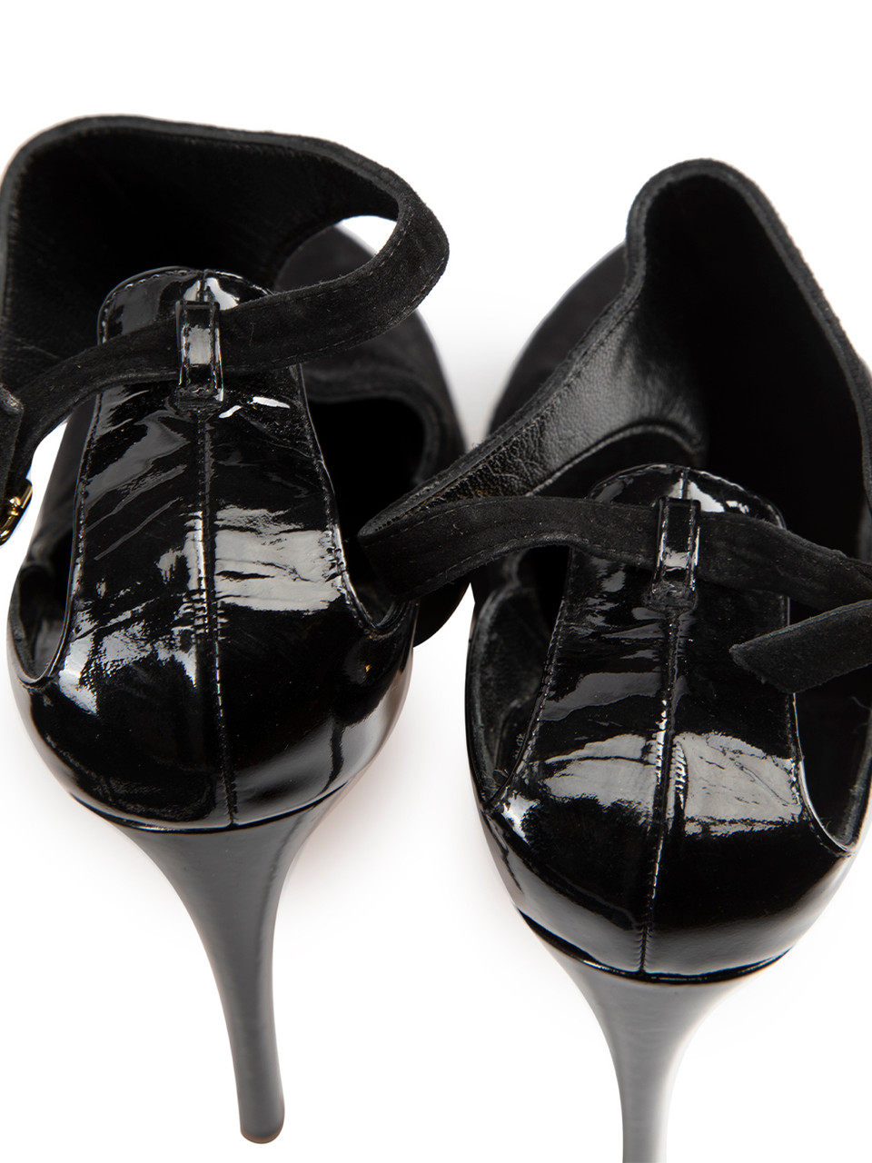 Rupert Sanderson Black Suede Ankle Cut Out Heels Rupert Sanderson Black Suede Ankle Cut Out Heels