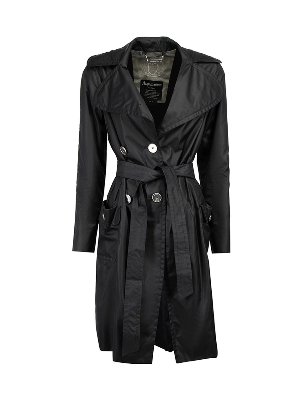 Vintage Limited Edition Black Trench Coat