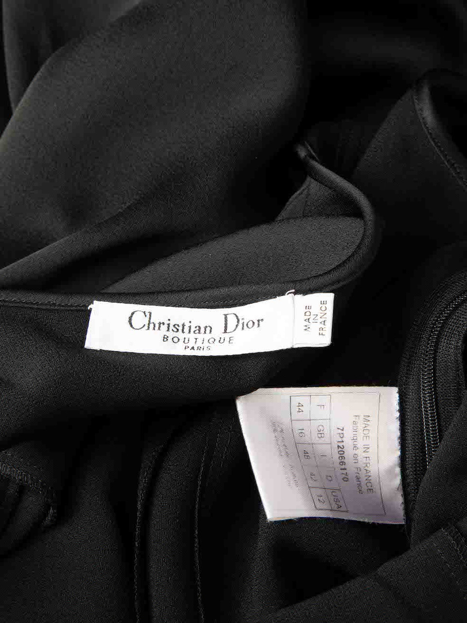 i dont give a chic Dior Low Plunge Mini Dress