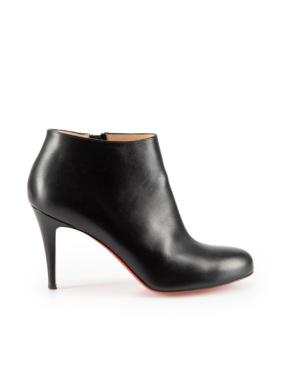 Christian Louboutin - Authenticated Ankle Boots - Velvet Black for Women, Never Worn