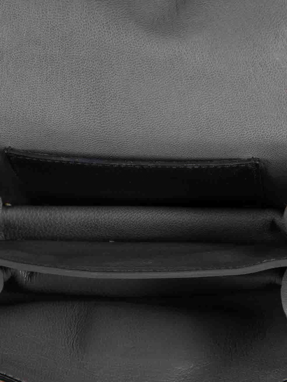 Prada Black Scotchgrain Leather Mini Crossbody