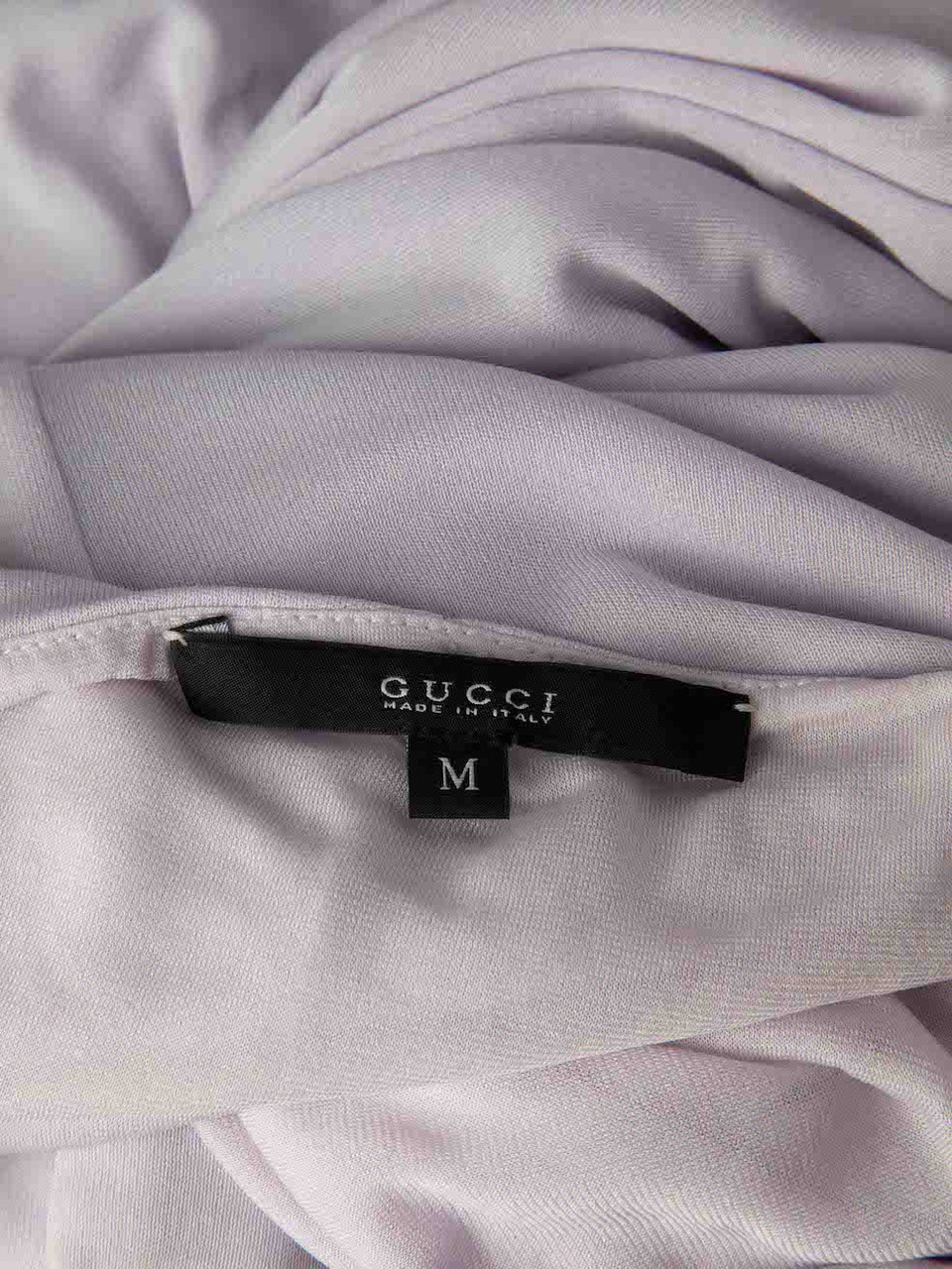 Gucci Vintage Purple Halter Neck Knee-Length Dress