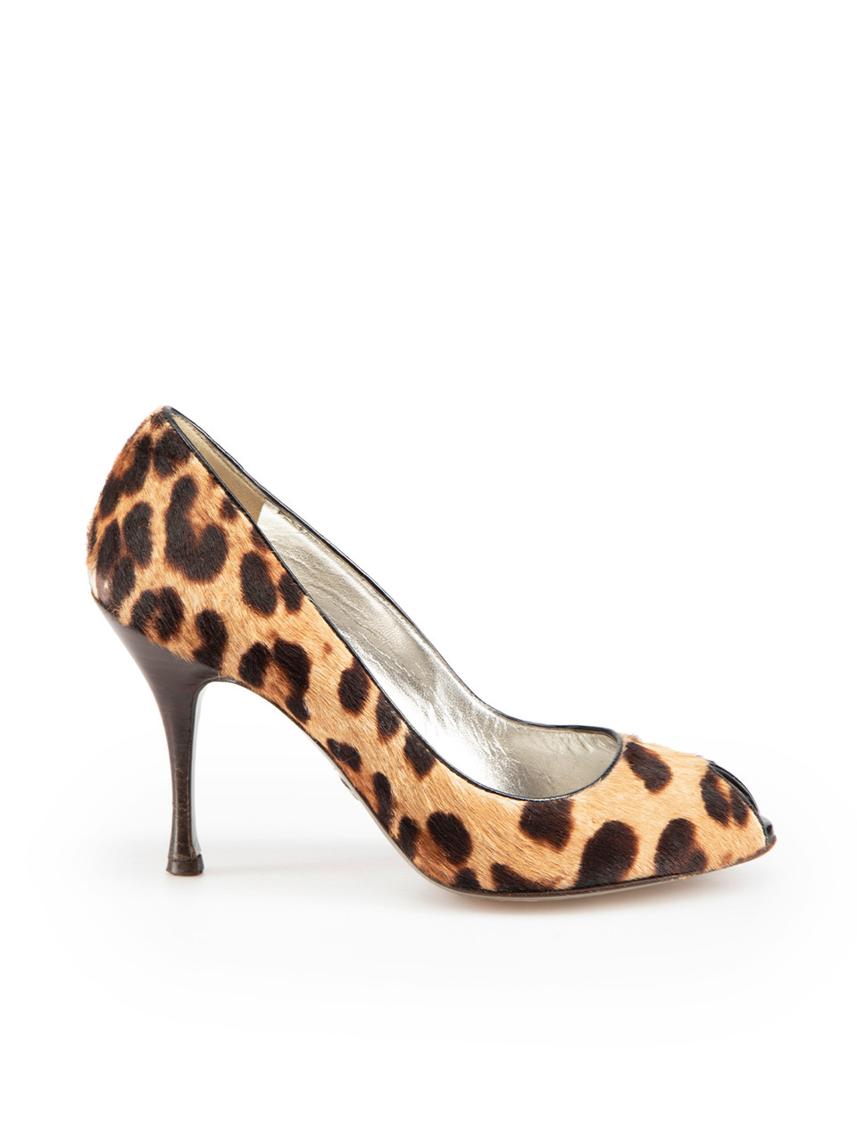 Leopard pony hot sale hair heels