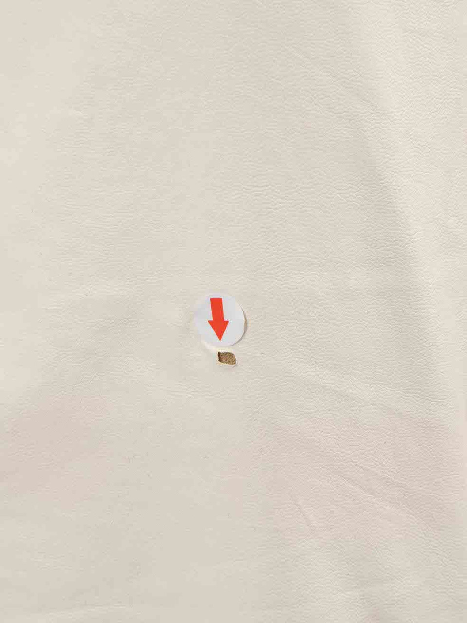 MSGM White PU Crop Slim Trousers