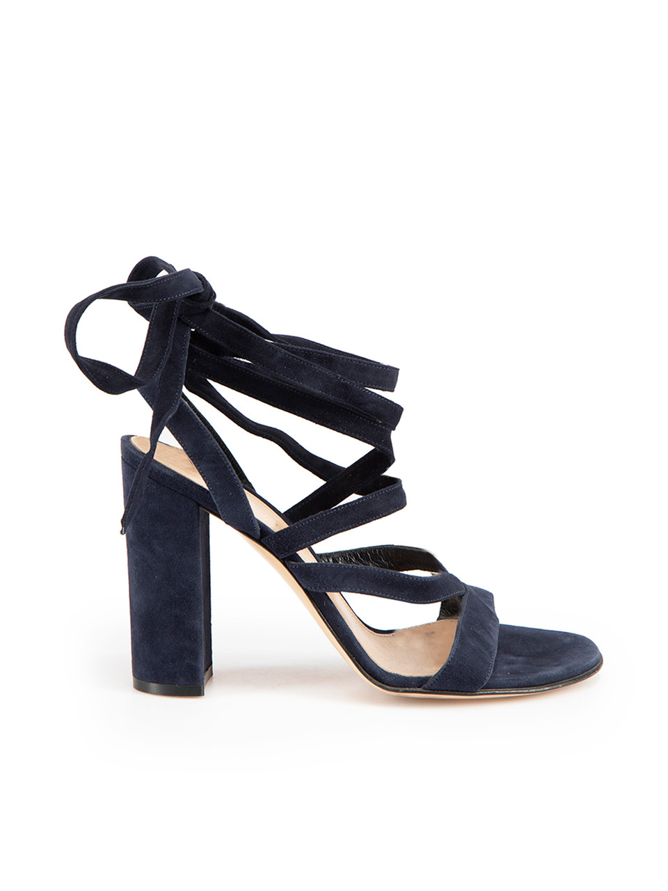 Gianvito rossi suede hot sale ankle tie sandals