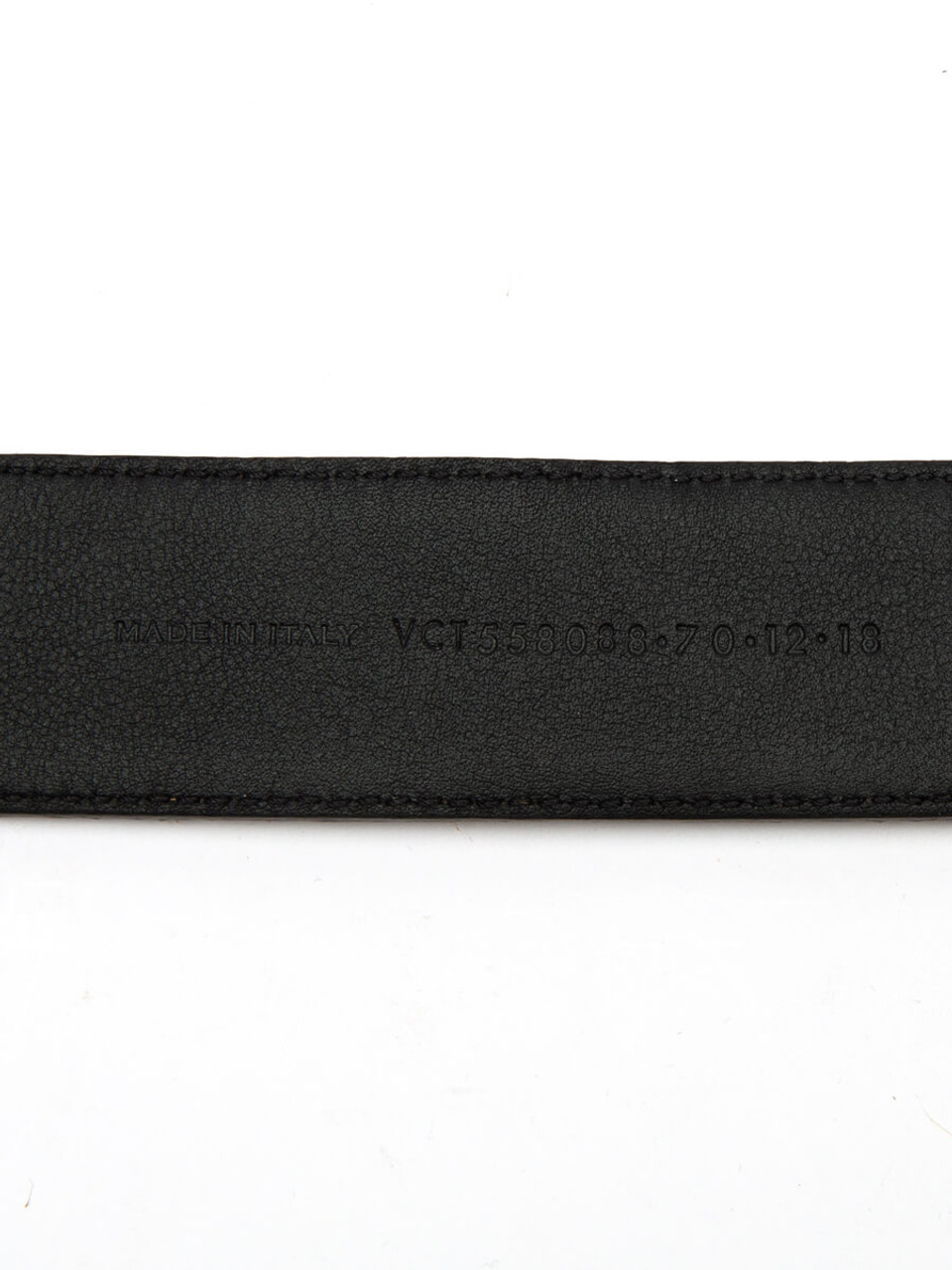 Yves Saint Laurent Women's Monogram Belt, Brown, Suede
