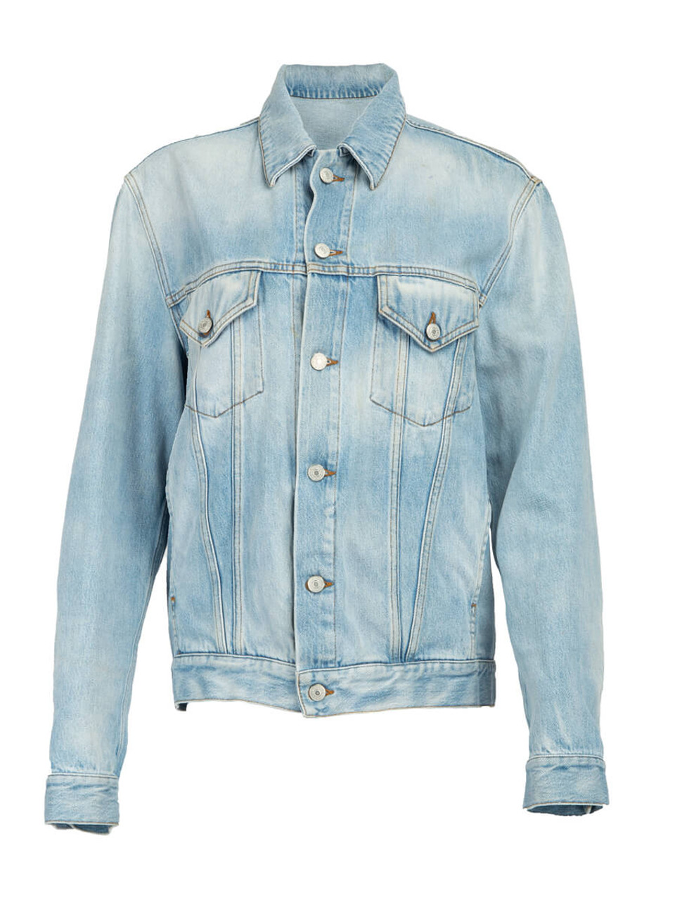 Gucci Women's L'Aveugle Par Amour Jacket, Size 16 UK, Blue, Denim
