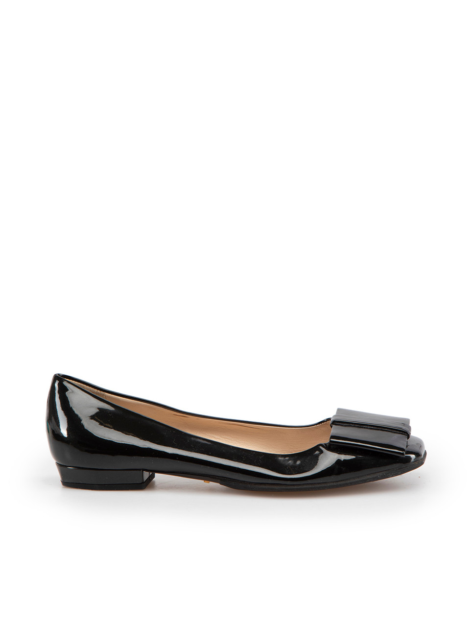 Prada patent deals leather ballet flats