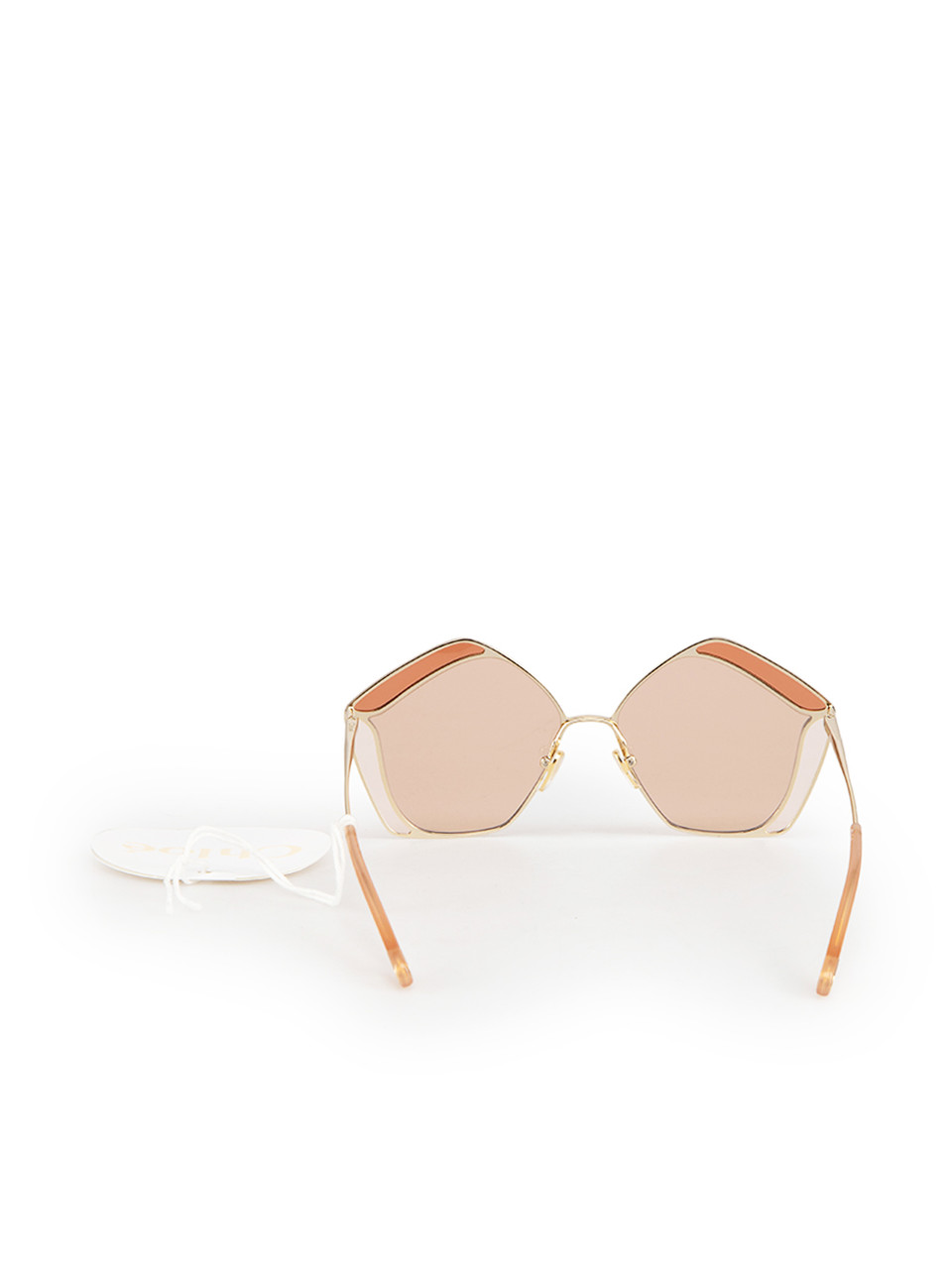 Chloé Pink Gemma Oversized Sunglasses
