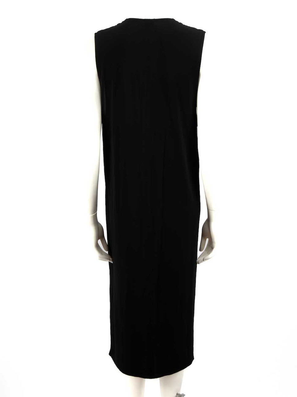 Helmut Lang Black Sleeveless Layered Dress