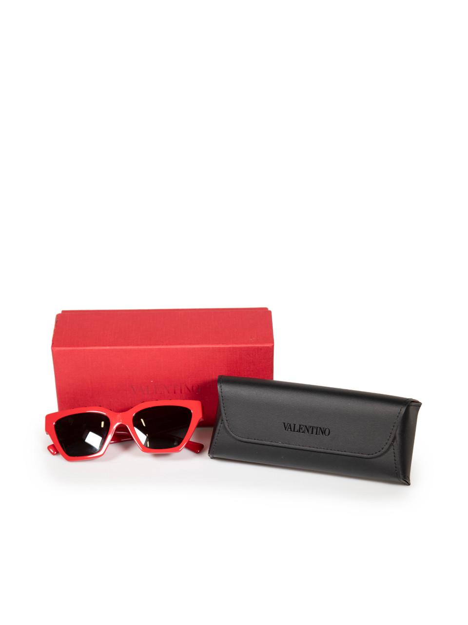 Valentino Red Rockstud Sunglasses